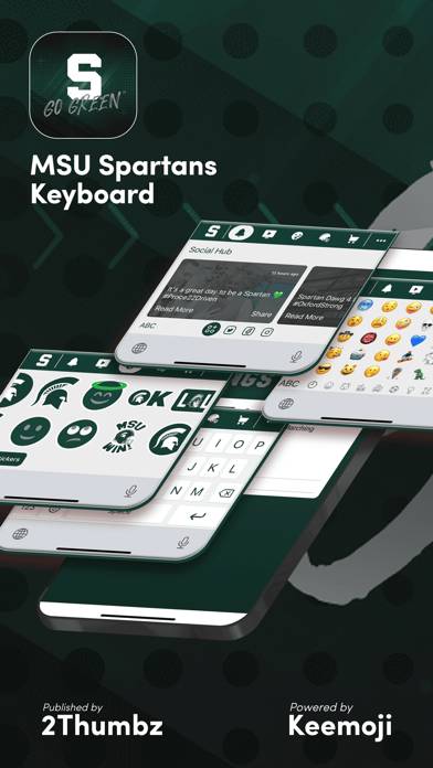 MSU Spartans Official Keyboard App screenshot #1