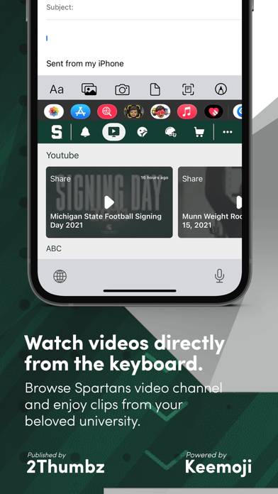 MSU Spartans Official Keyboard App screenshot #5