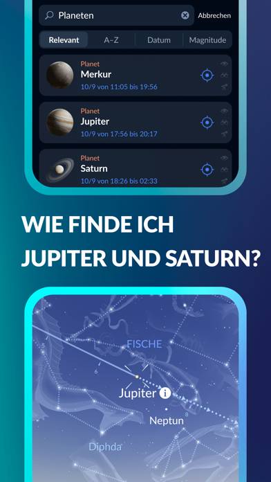 Sky Tonight: Sternenhimmel App Bildschirmfoto