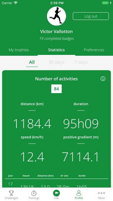 SE Marathon de Paris 2021 App skärmdump #4