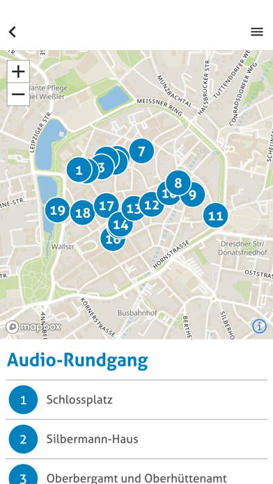 Silberstadt Freiberg Guide App-Screenshot #3