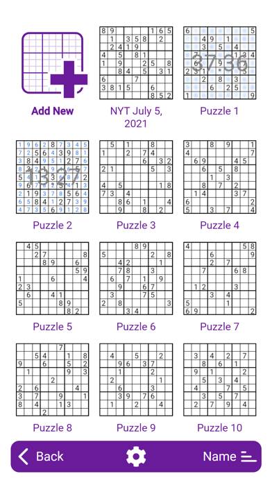 Sven's SudokuPad App skärmdump #2