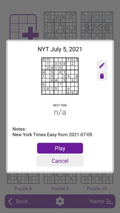 Sven's SudokuPad App skärmdump #3