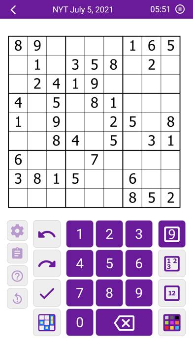 Sven's SudokuPad Capture d'écran de l'application #4