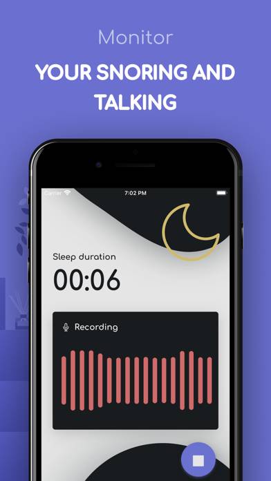 Snore Recorder  My Sleep Lab Capture d'écran de l'application #4
