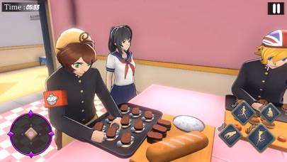 Anime Bad Girl School Life Sim Captura de pantalla de la aplicación #3