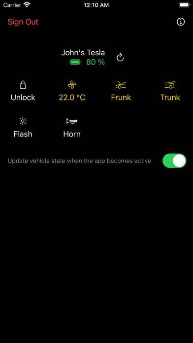 S3XY Key Fob App-Screenshot #2