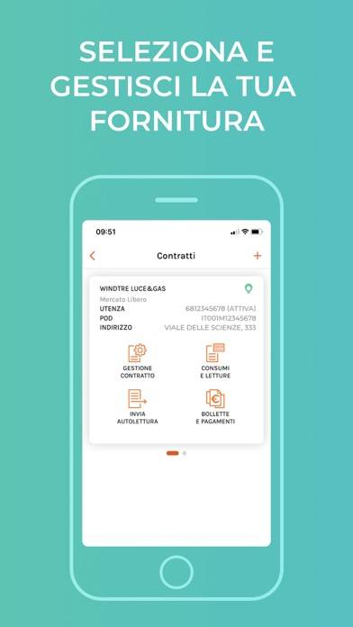 Windtre Luce&gas Schermata dell'app