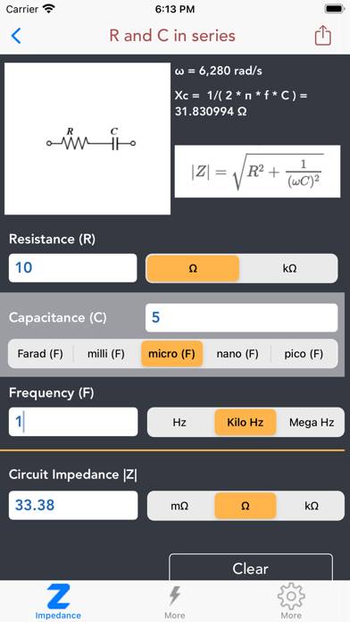 Impedance Calculators Schermata dell'app #5