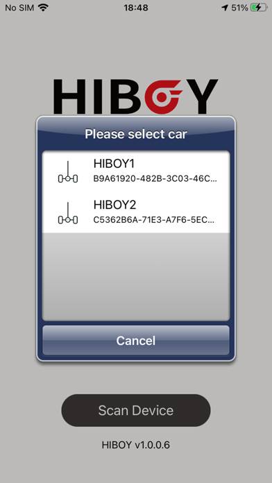 Hiboy-J5 App skärmdump