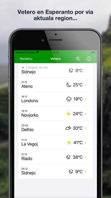 Vetero: Weather Schermata dell'app #1