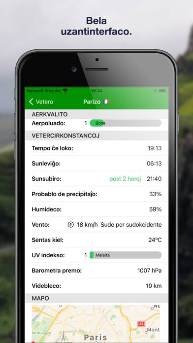 Vetero: Weather Schermata dell'app #4