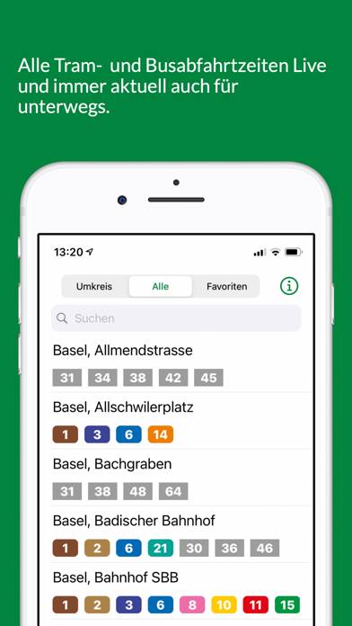 Basler Bus & Tram App-Screenshot #1