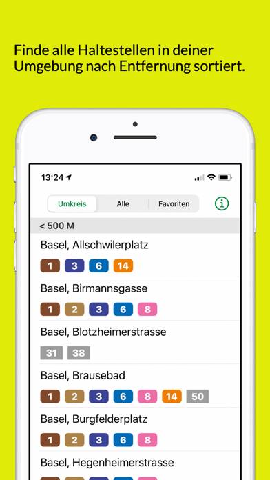 Basler Bus & Tram App-Screenshot #2
