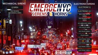 EmergeNYC Sirens & Horns Pro App screenshot #1