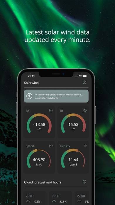 Arcticans Aurora Forecast Captura de pantalla de la aplicación #2