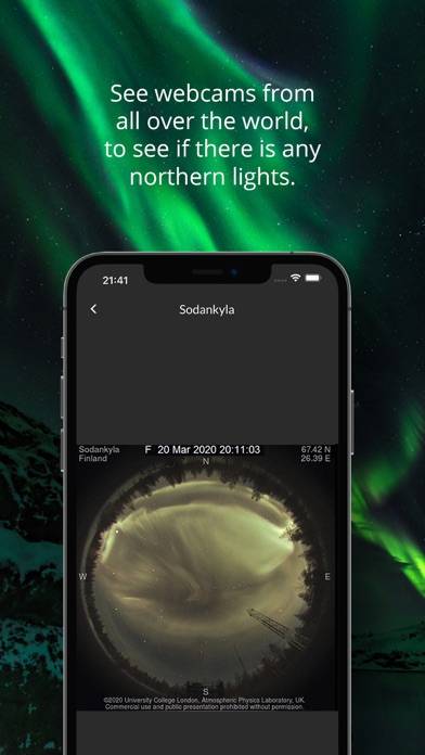 Arcticans Aurora Forecast Captura de pantalla de la aplicación #5