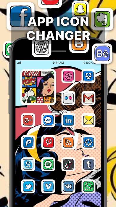 Widgets Kit Icon Wallpaper App Captura de pantalla de la aplicación #5