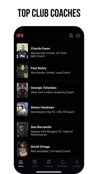 OFN: Soccer Training Academy App skärmdump #2