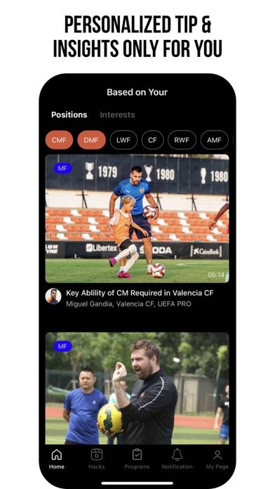 OFN: Soccer Training Academy App skärmdump #4