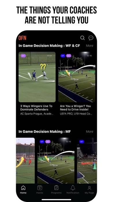 OFN: Soccer Training Academy App skärmdump #6