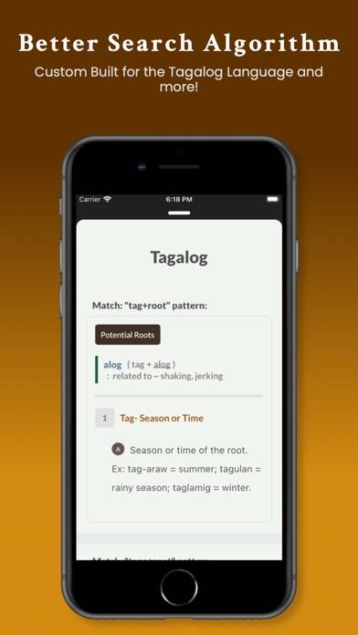 TDC Tagalog Dictionary App screenshot