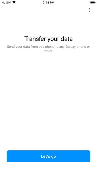 Samsung Smart Switch Mobile App screenshot #1