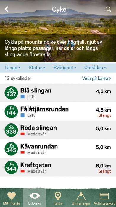 Paths and Trails Funäsfjällen App screenshot #1