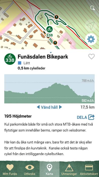 Paths and Trails Funäsfjällen App skärmdump #2