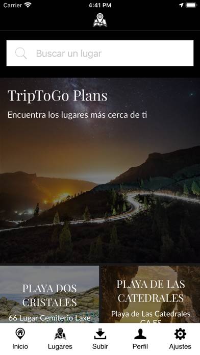 TripToGo Captura de pantalla de la aplicación #1