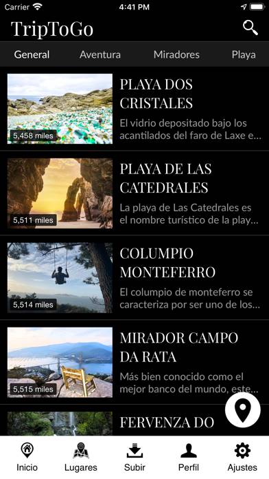 TripToGo captura de pantalla