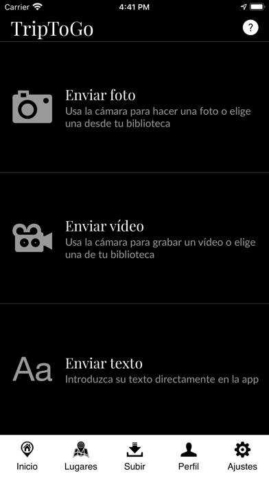 TripToGo App screenshot