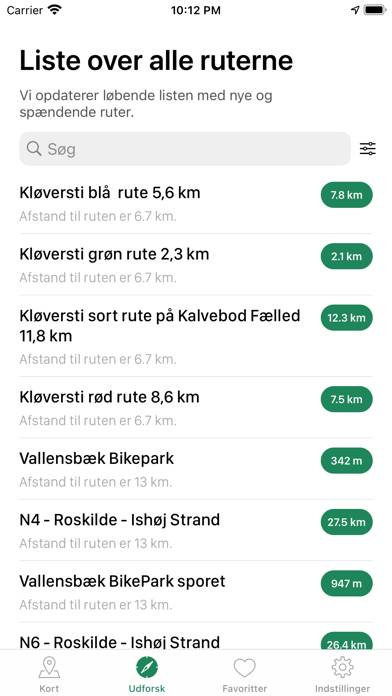 Cykelruter og Cykelture i DK App-Screenshot #3
