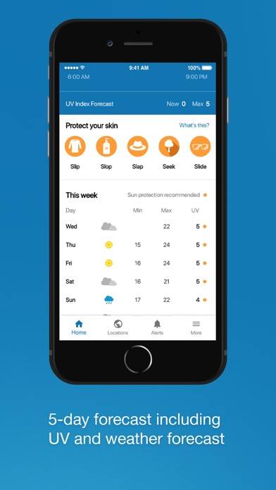SunSmart Global UV Schermata dell'app #4