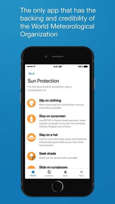 SunSmart Global UV Schermata dell'app #6