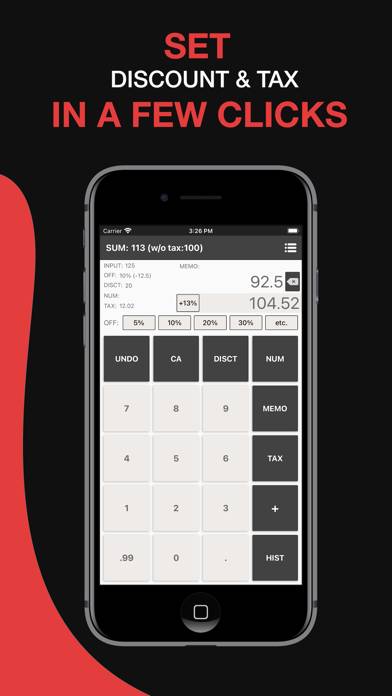 Shopping Calculator with Tax App screenshot #2