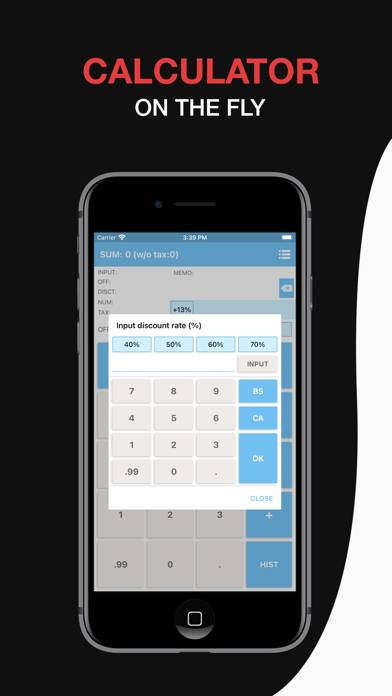 Shopping Calculator with Tax App screenshot #3