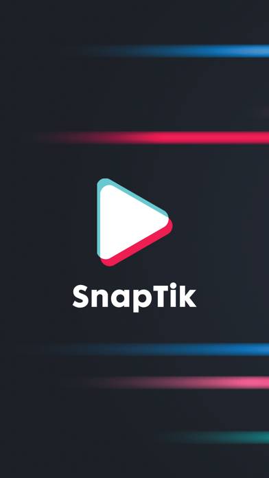 SnapTik. Schermata dell'app #1