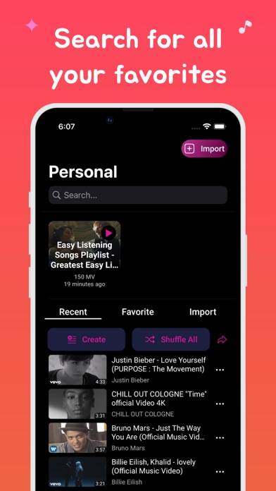 Music Player ‣ Offline Music Uygulama ekran görüntüsü #1