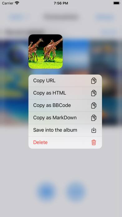 PicLink-Best image Hosting App Capture d'écran de l'application