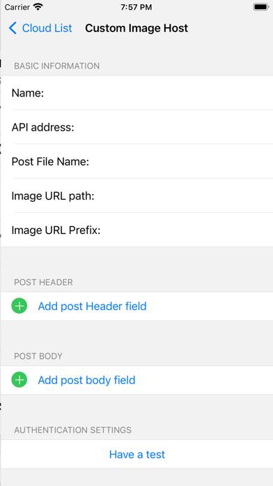 PicLink-Best image Hosting App Capture d'écran de l'application