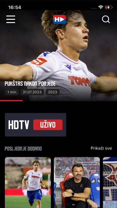 Hajduk Digital TV Bildschirmfoto