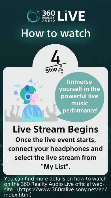 360 Reality Audio Live App screenshot