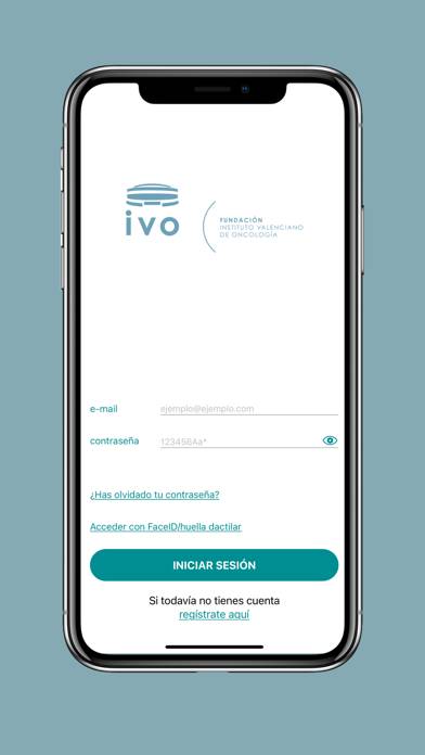 IVO Portal del paciente Captura de pantalla de la aplicación #2
