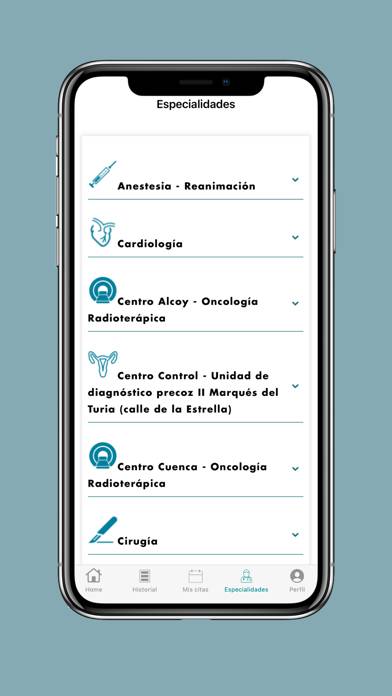 IVO Portal del paciente Captura de pantalla de la aplicación #6