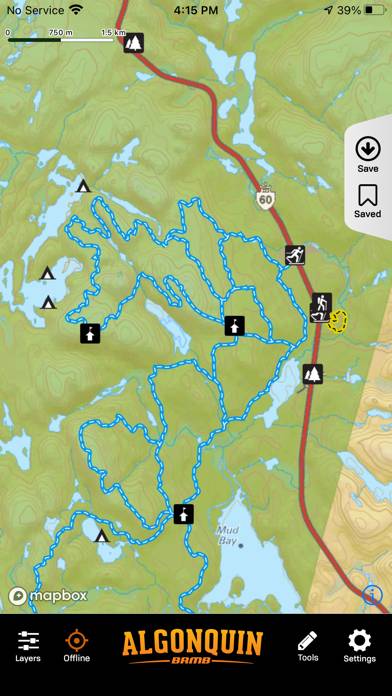 Algonquin Park Adventure Map App screenshot #6