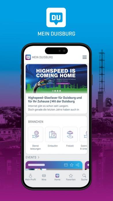 Mein Duisburg App-Screenshot