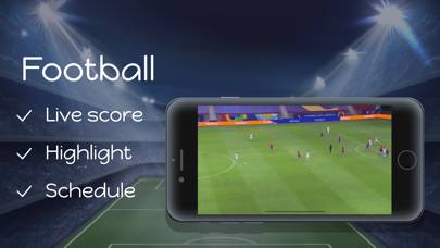 Football Live App Schermata dell'app #1