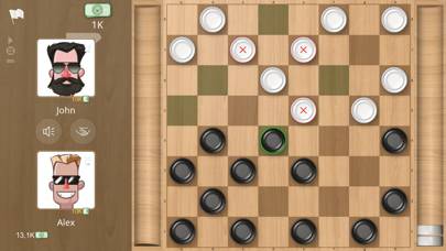 Checkers Online Game Скриншот приложения #3