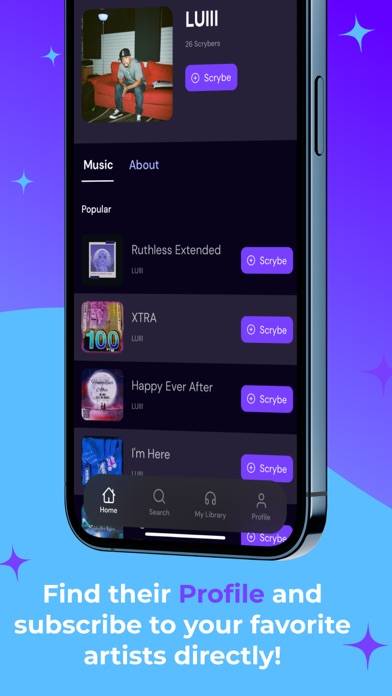 Scrybe App-Screenshot